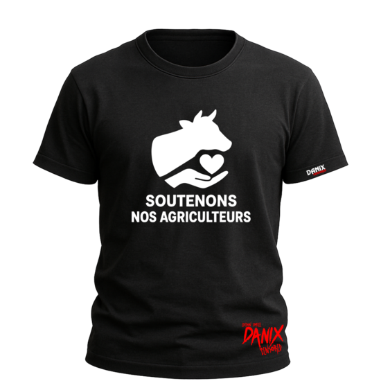 Tshirt Soutenons nos agriculteurs [DANIX CENSORED]